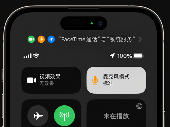 定州苹果授权维修网点分享iPhone在通话时让你的声音更清晰 