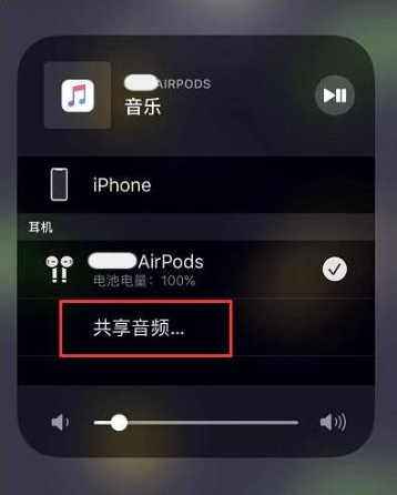 定州苹果14音频维修点分享iPhone14音频共享设置方法 