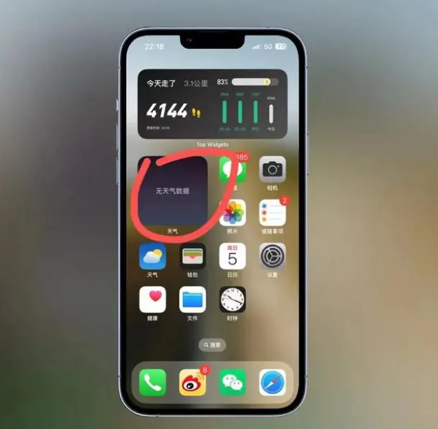 定州苹果手机维修分享:iOS16主屏幕天气小组件无法正常工作怎么办？ 