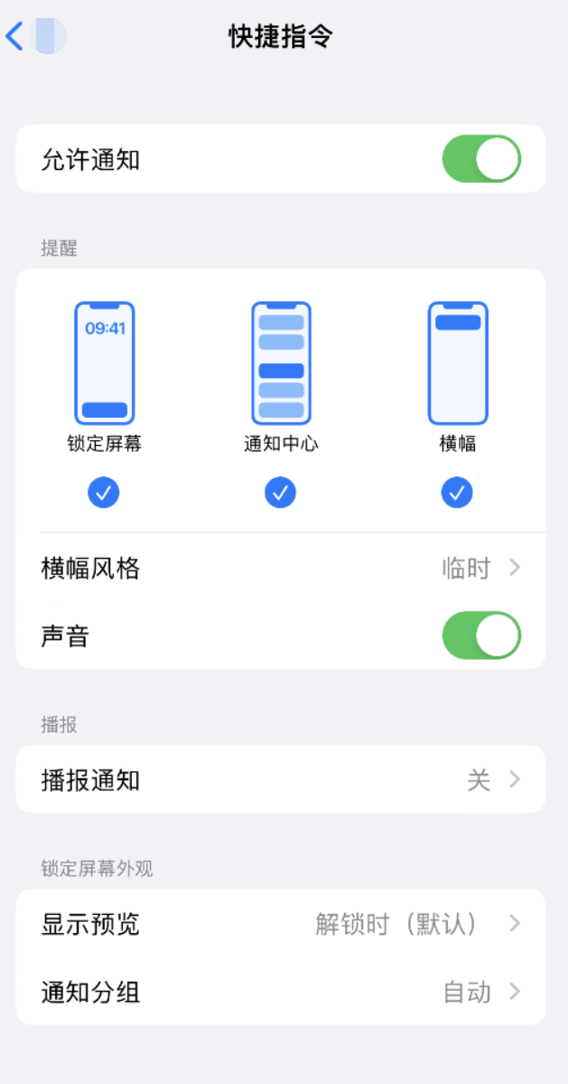 定州苹果手机维修分享如何在 iPhone 上关闭快捷指令通知 