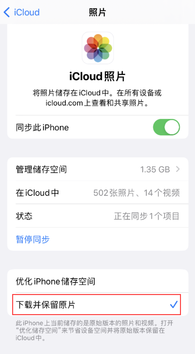 定州苹果手机维修分享iPhone 无法加载高质量照片怎么办 