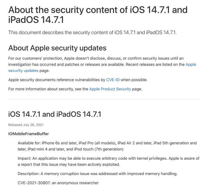 定州苹果手机维修分享iOS 14.7.1 正式版更新内容及升级方法 